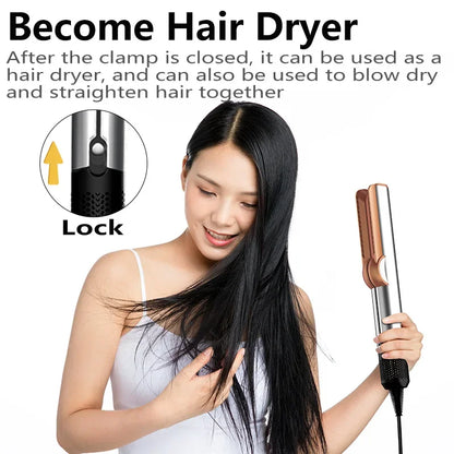 2 IN 1 Professional Hair Straightener & Dryer