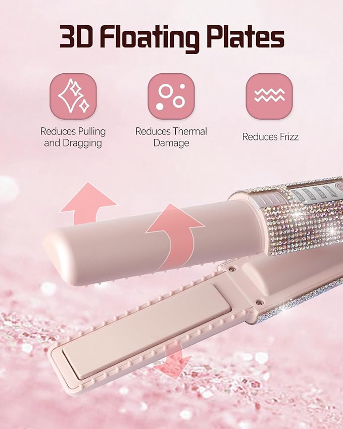 Mini Wireless Hair Straightener